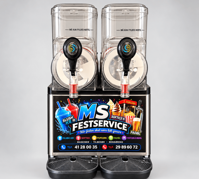 MS Festservice 2-kammers slushicemaskine